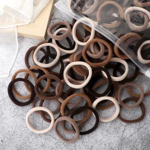 50Pcs Women Girl Mixed Colors Hair Bands – Elastic Headbands