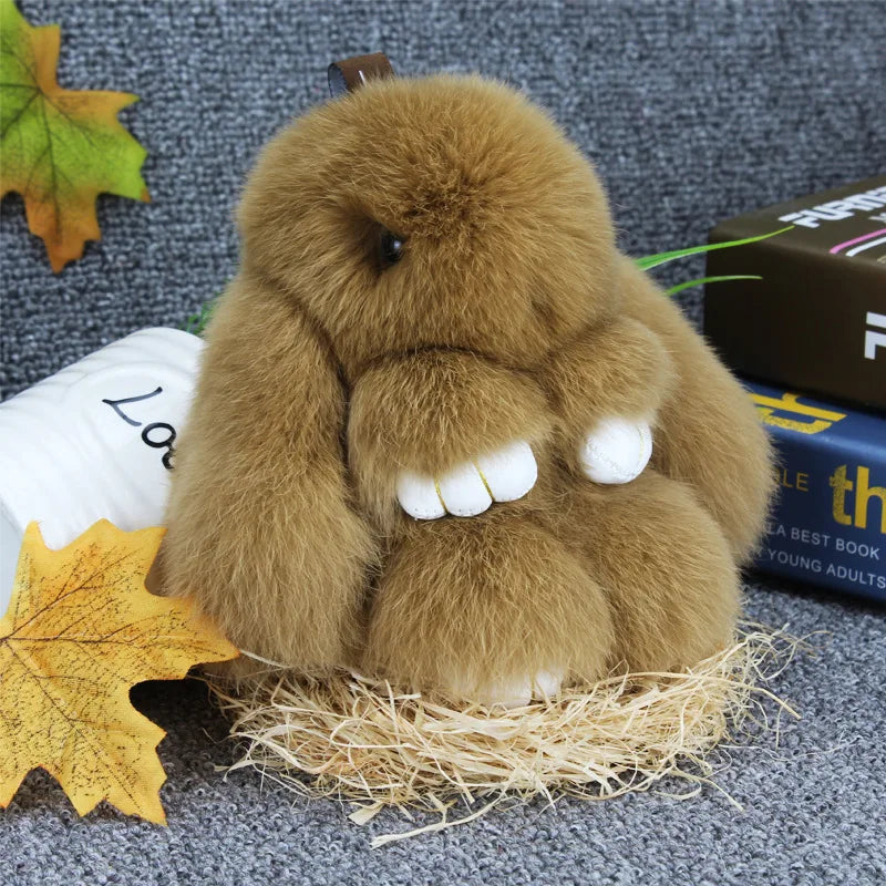 Cute Pluff Bunny Keychain - Image 2