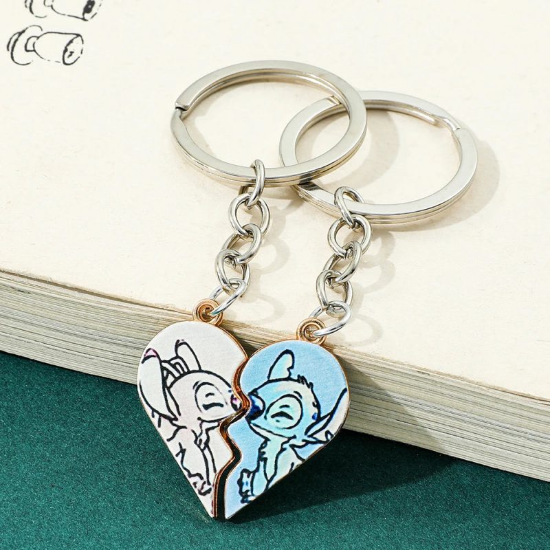 Disney Stitch Heart Necklace for Couples - Image 23