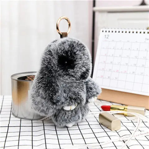 Cute Pluff Bunny Keychain - Image 17