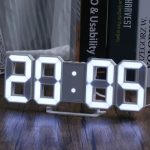 Modern 3D LED Digital Alarm Clock – Stylish Timekeeping