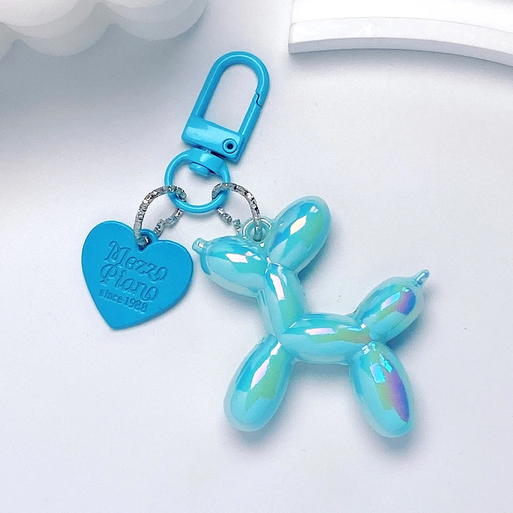 Cute Acrylic Cartoon Balloon Dog Keychains – Y2K Bag Pendant - Image 22