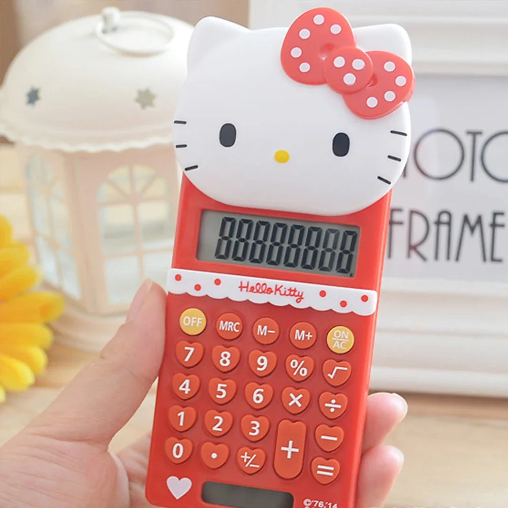 Kawaii Hello Kitty Portable Calculator – Cute Sanrio Gadget for Girls - Image 6